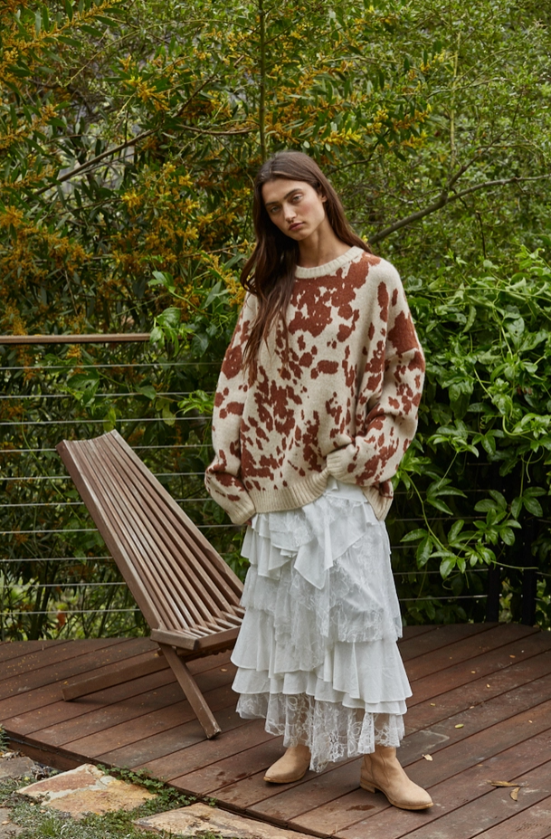 By Together - Knit Sweater Animal Pattern|560