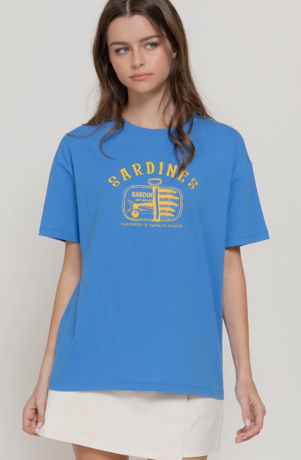 Active Basic - Embroidered Sardines Top|390
