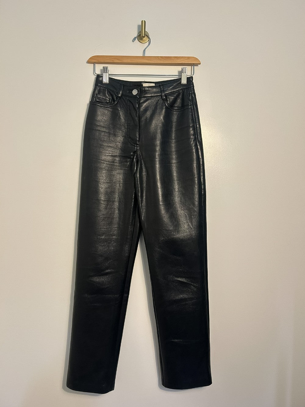 Wilfred Faux Leather Pants Size 00 **Imperfection|889