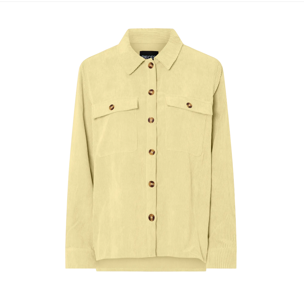 Pieces - Corduroy Button Up|3047