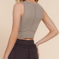 Active Basic - Corset Like Seamless Rib Tank Top|329