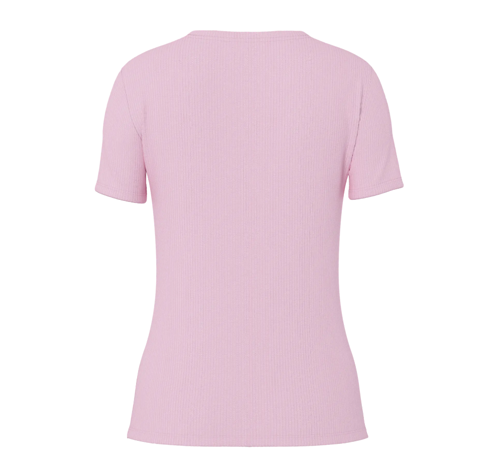Pieces - Ribbed Tee|3027