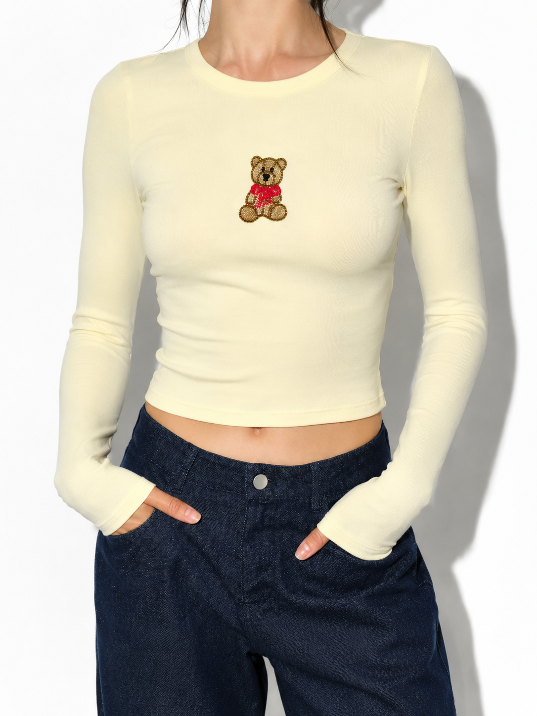 Pretty Garbage - Mason Bear Beaded Top