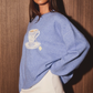 Le Lis - Teacup Graphic Oversized Crew|3673