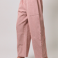 Le Lis - Elastic Waist Big Pocket Barrel Pants|129
