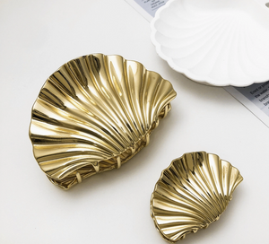 Lady June - Shell-Shaped Metal Claw Clips Large|2033