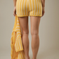 Sunday Edition - High Waist Stripe Crochet Short|41
