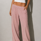 Le Lis - Elastic Waist Big Pocket Barrel Pants|1418
