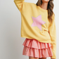 Buttermelon - Drop Shoulder Star Pattern Sweater|207