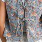 Buttermelon - Button-Front Floral Vest|173