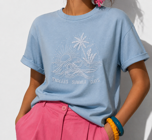 Endless Summer Embroidered T-Shirt