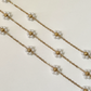 Pearl Flower Necklace - 18K PVD Gold Plating|1433
