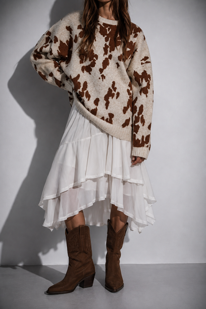 By Together - Knit Sweater Animal Pattern