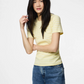 Pieces - Ribbed Tee|3023