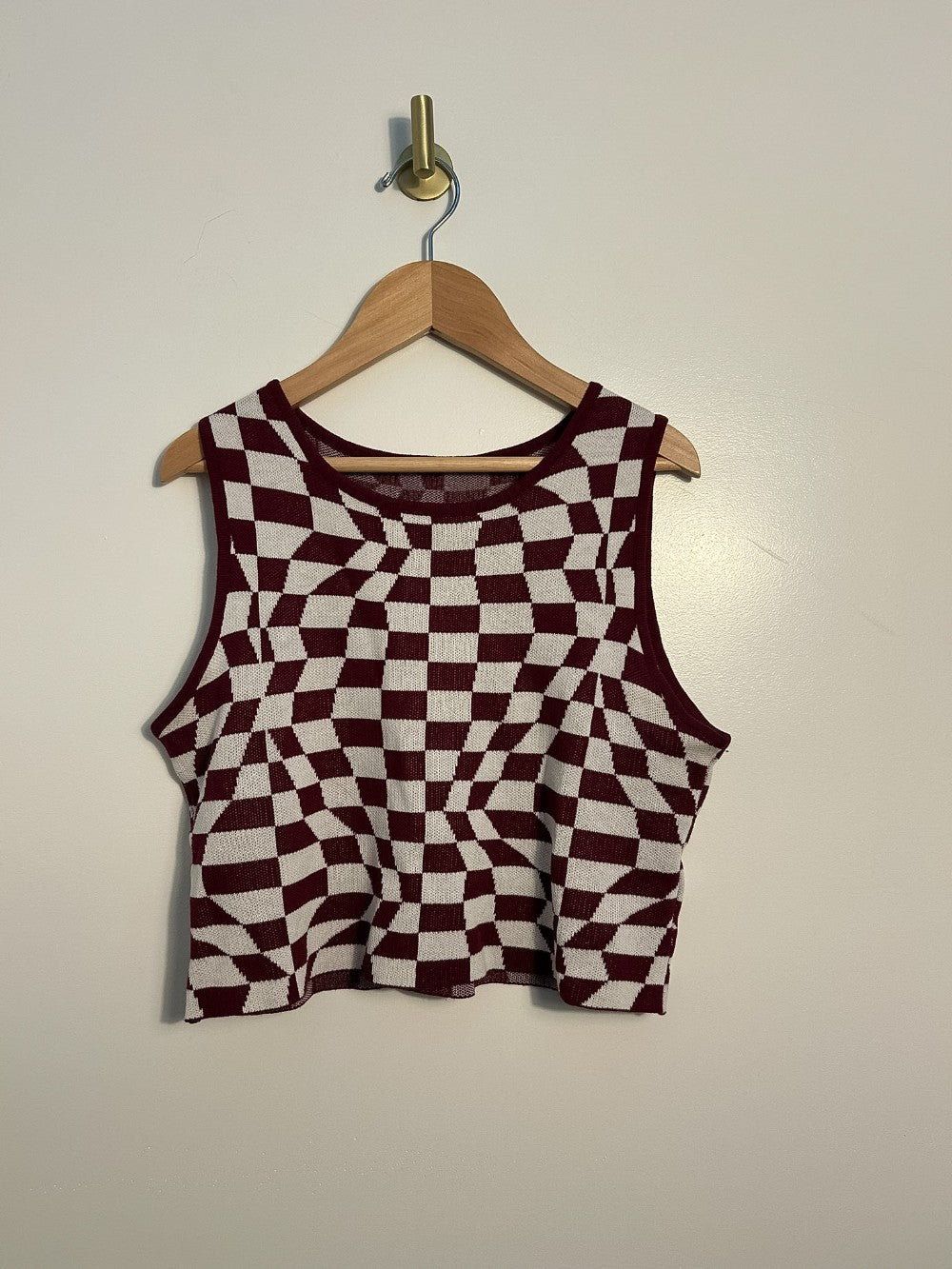 Checkered Tank Top - S **No Size Tags|1913