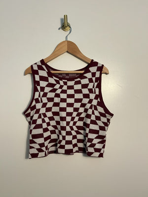 Checkered Tank Top - S **No Size Tags|1913