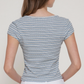 Active Basic - Striped Textured Knit Top|306