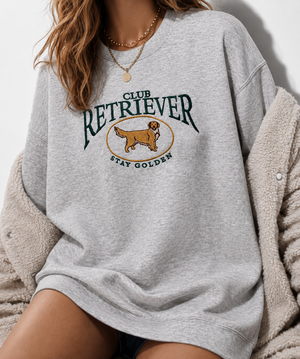 Embroidered Retriever Club Sweatshirt|1779