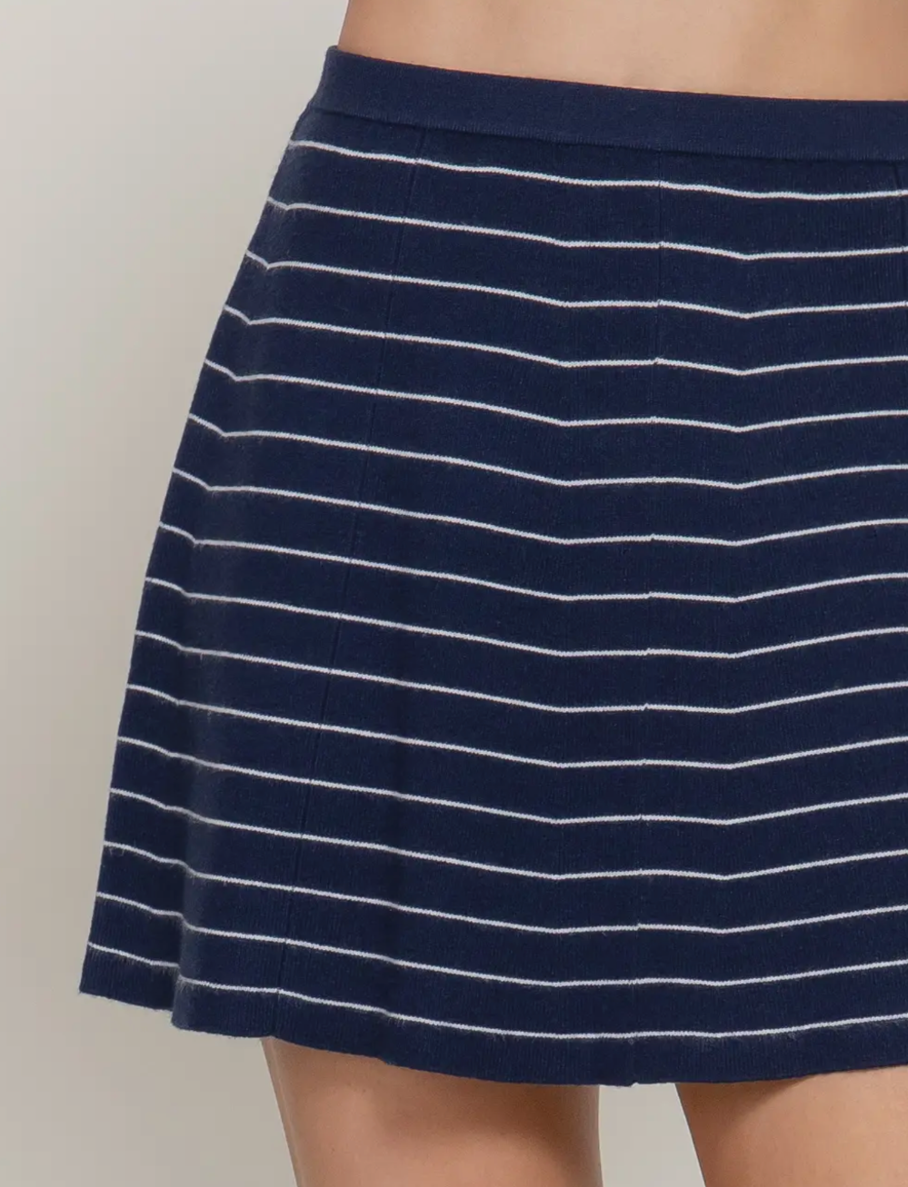 Active Basics - Mini Striped Knit Skirt|2325
