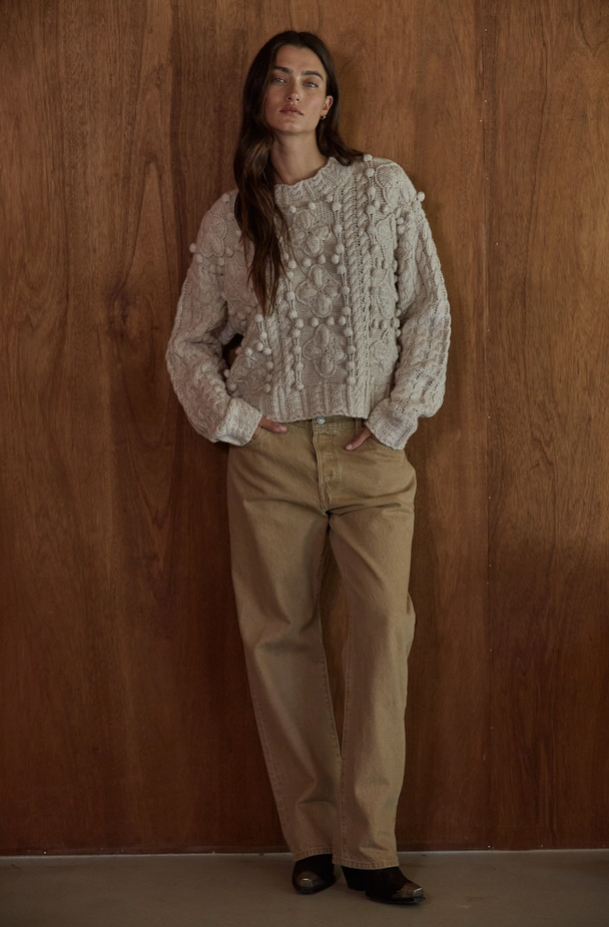 By Together - Knit Sweater Cable Knit Pullover|568