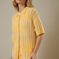 Sunday Edition - Button Down Stripe Crochet Top|33