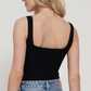 Active Basic - Square Neck Sweater Bodysuit|437