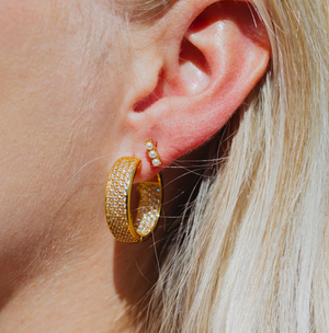 Eva Studs - 18K gold plate|2073