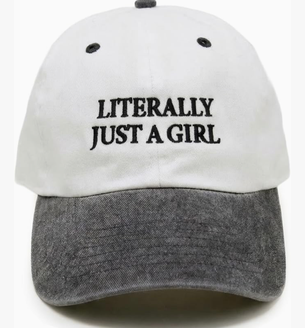 Funky junque - Baseball Cap-Literally Just A Girl|1763
