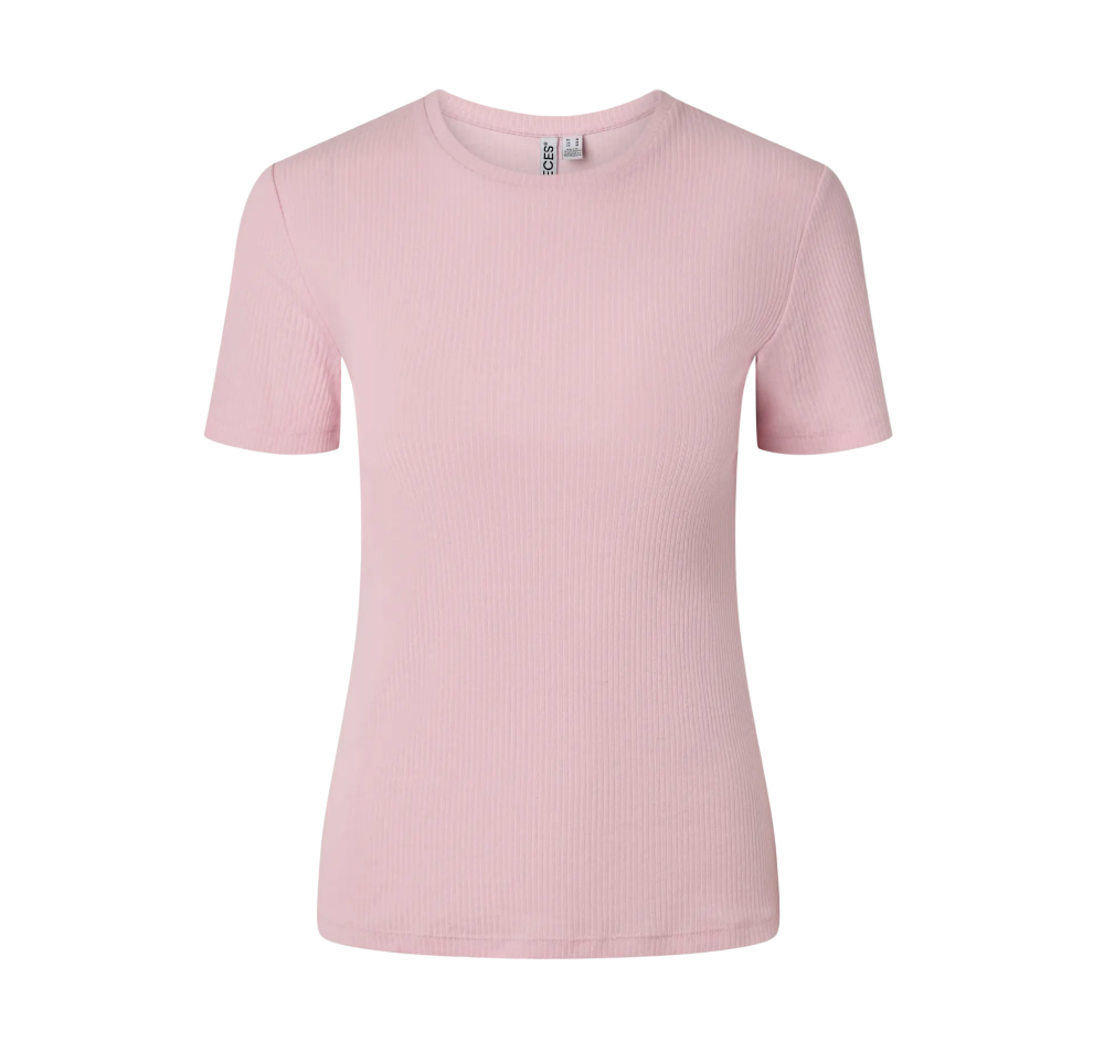Pieces - Ribbed Tee|3028