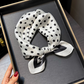Lady June - Polka Dot Silk Scarf|2028