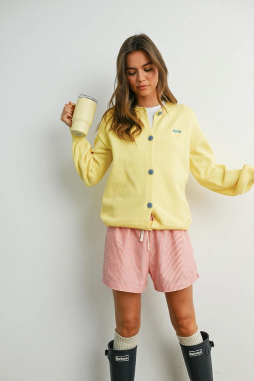 Buttermelon - Casual Striped Drawstring Shorts|177