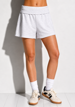 Active Basic - Fold Over Waist Band Sweat Shorts|1496