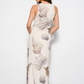 Pretty Garbage - Welles Shell Print Mesh Maxi Dress|156