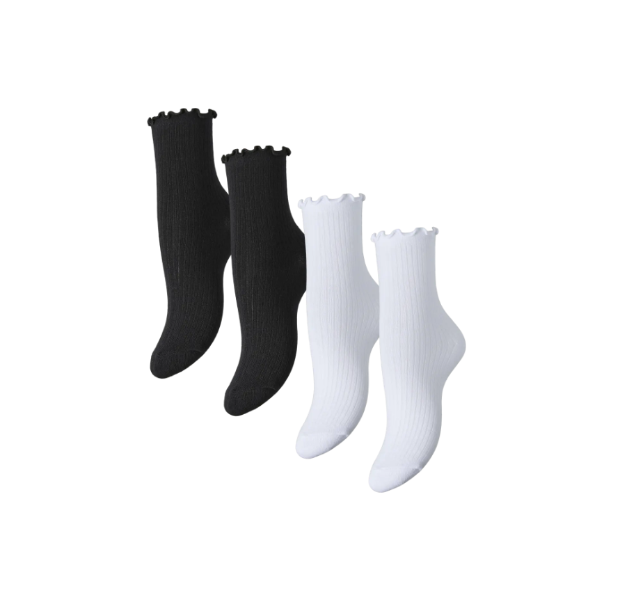 Pieces - 4 Pack Ruffle Socks|2926