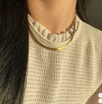 Cascade Herringbone Necklace - 18K PVD Gold Plated|1854