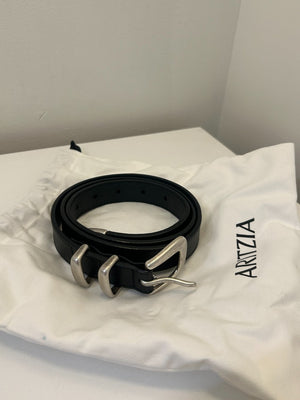 Aritzia Belt Large Black Silver *Reg $88|5052