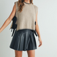 Buttermelon - Mock Neck Sleeveless Sweater|225