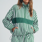 Buttermelon - Drawstring Turtleneck Jacket|201