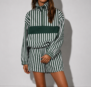 Buttermelon - Drawstring Turtleneck Jacket