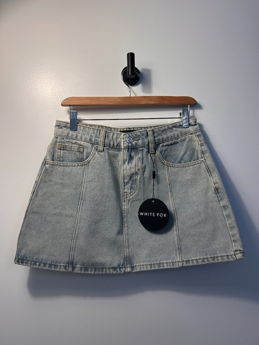 White Fox Skirt Small|4824