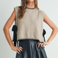 Buttermelon - Mock Neck Sleeveless Sweater|224