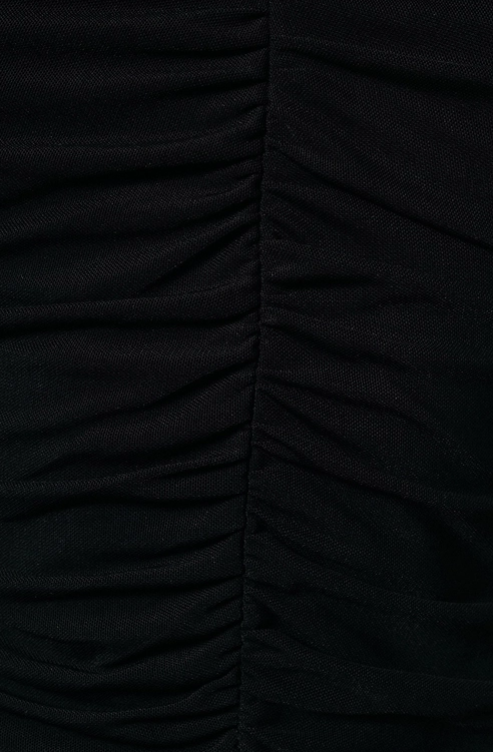 Sunday Edition - Ruched Sleeveless Fitted Mesh Top|69