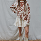 By Together - Corduroy Tiered Flare Mini Skirt|521