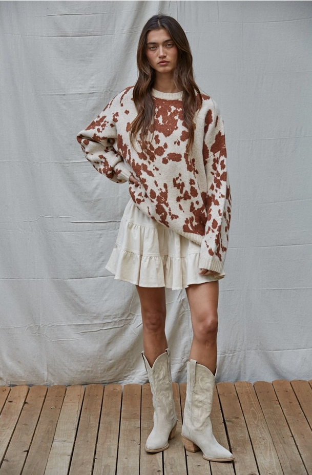 By Together - Corduroy Tiered Flare Mini Skirt|521