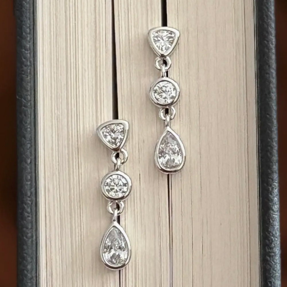Namra Earrings- Silver|2168