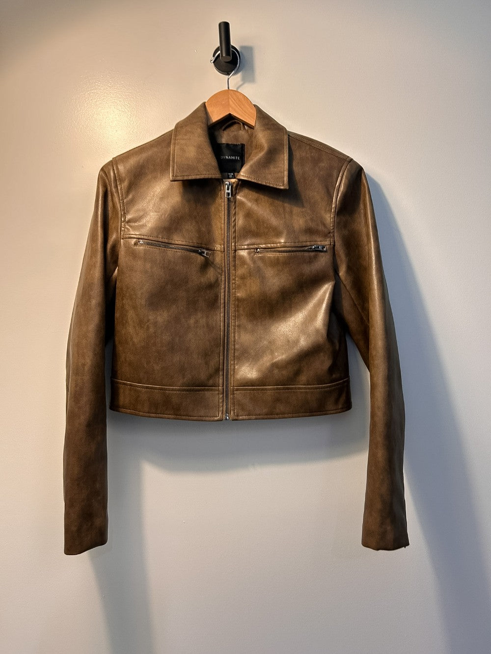 Dynamite Faux Leather Jacket - XS|3388