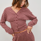 Pretty Garbage - Francis Striped Button Up Cardigan|5396