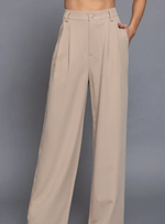 Active Basic - Pinstripe Woven Straight Pants|375