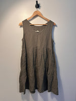 Puplum Dress Linen Small *Reg $135|3780