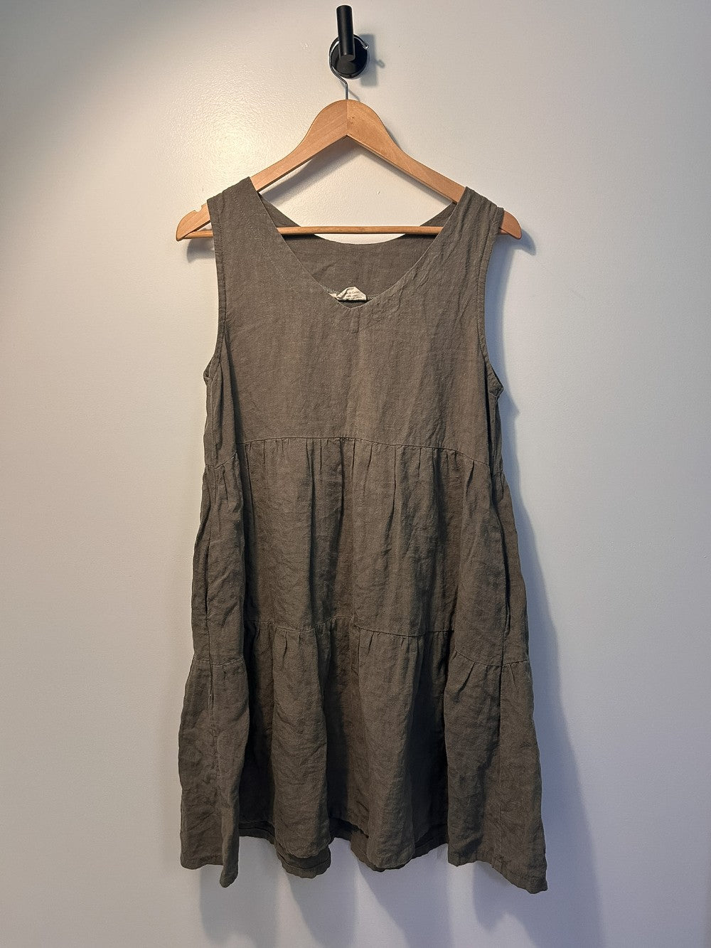 Puplum Dress Linen Small *Reg $135|3780